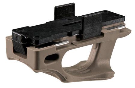 [873750000282] Magpul MAG020-FDE Ranger Plate  Made of Stainless Steel w/ Overmolded Santoprene Rubber  &  Flat Dark Earth Finish for 5.56x45mm NATO USGI 30-Round Aluminum Magazine/3 Per Pack