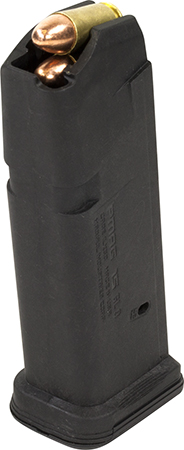 [840815101369] Magpul MAG550BLK PMAG GL9 15rd 9mm Luger Compatible w/Glock 19 Black Polymer