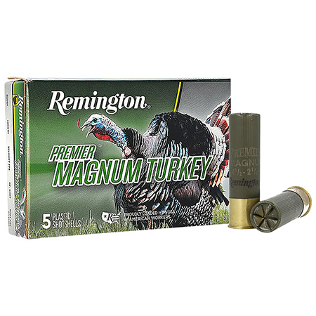 [047700530109] Remington Ammunition 24395 Premier Magnum Turkey 10 Gauge 3.50" 2 1/4 oz 4 Shot 5 Per Box/ 20 Cs