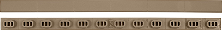 [873750006079] Magpul MAG602-FDE M-LOK Rail Covers Type 1  Flat Dark Earth