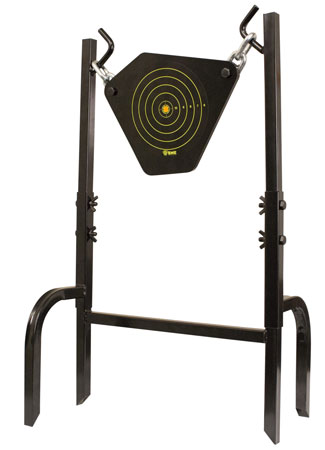 [888151018187] SME 95GNG Gong Heavy Duty 9.50" Handgun/Rifle Black 10MM NM500 Steel Bullseye Includes Black