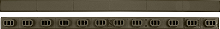 [873750006093] Magpul MAG602-ODG M-LOK Rail Covers Type 1  Olive Drab Green