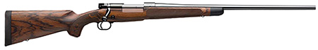 [048702018558] Winchester Repeating Arms 535239289 Model 70 Super Grade 6.5 Creedmoor Caliber with 4+1 Capacity, 22" Barrel, High Polished Blued Metal Finish  &  AAA French Walnut Stock Right Hand (Full Size)