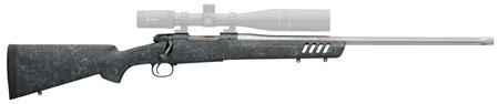 [048702010446] Winchester Guns 535232289 70 Coyote Light 6.5 Creedmoor 5+1 24" Black w/Gray Webbing Fixed Bell  &  Carlson w/Aluminum Bedding Stock Matte Blued Right Hand