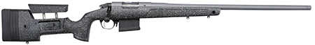 [043125300181] Bergara Rifles BPR20300MC Premier HMR Pro 300 Win Mag 5+1 26" Threaded Barrel Tactical Gray Cerakote, Black w/Gray Fleck Stock