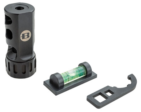 [043125000159] Bergara Rifles BA0006 ST-1 Self Timing Muzzle Brake, 5/8"-24 tpi Threads, 1" Diameter, 30 Cal