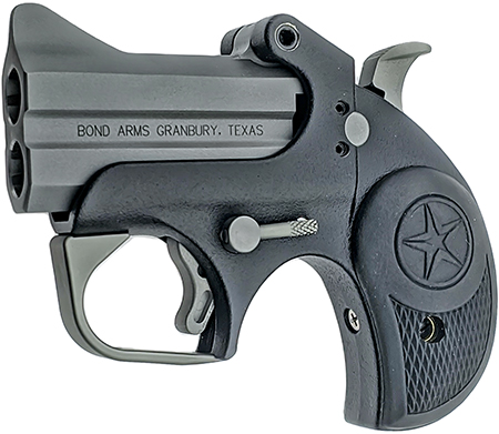 [855959007095] Bond Arms BABU Backup Original 9mm Luger 2rd Shot 2.50" Bead Blasted/Anti-Glare Textured Black Rubber Grips