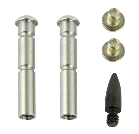 [811261028203] TacFire MAR108SS Anti-Walk Pin Set  Silver Stainless Steel AR-15