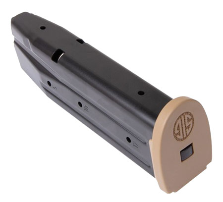 [798681599585] Sig Sauer MAGMODF917COY P320  17rd 9mm Luger Fits Sig P320/M17/M18 Black/Coyote Steel