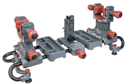 [661120100119] Tipton 110011 Ultra Gun Vise  Rifle/Shotgun Gray/Red Nylon/Steel