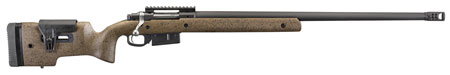 [736676471898] Ruger 47189 Hawkeye Long-Range Target Full Size 6.5 PRC 10+1 26" Matte Black Steel Threaded Barrel, Picatinny Rail Steel Receiver, Black Speckled Brown Adj Comb  &  LOP Laminate Stock