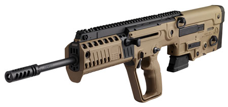 [856183006045] IWI US XFD18RS Tavor X95 *NJ/MD Compliant 5.56x45mm NATO Caliber with 18.50" Barrel, 10+1 Capacity, Flat Dark Earth Metal Finish, Flat Dark Earth Fixed Bullpup Stock  &  Polymer Grip Right Hand