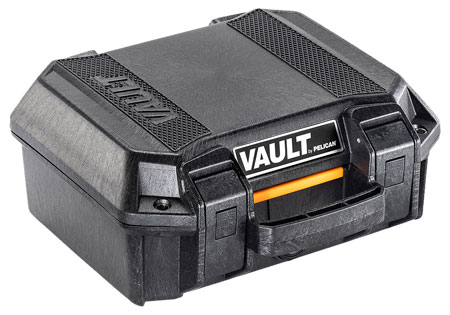 [019428160319] Pelican VCV100 Vault Case Small Black Polymer Holds Handgun