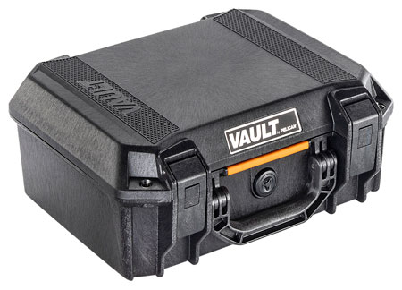 [019428160326] Pelican VCV200 Vault Case Medium Black Polymer Holds 2 Handguns
