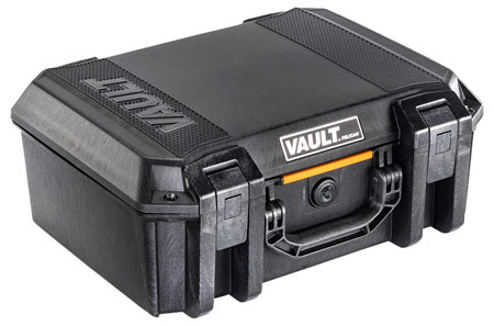 [019428160340] Pelican VCV300 Vault Case Large Black Polymer Holds 2 Handguns