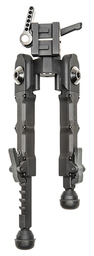 [858520006244] Accu-Tac BRBG200 BR-4 G2 Bipod 5.5"-8.25" Adjustment Black Hardcoat Anodized 6061-T6 Aluminum