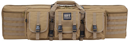 [672352011838] Bulldog BDT3536T BDT Tactical Single 36" Tan Nylon, 3 Accessory Pockets, Deluxe Padded Backstraps, Lockable Zippers, Padded Internal Divider