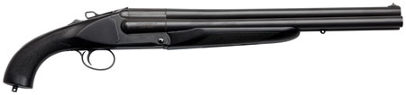[8053800940481] Charles Daly 930170 Honcho Triple 12 Gauge 3rd 18.50" Blued Steel Barrel  &  Receiver, Black Rubber Coated Walnut Grip, Right Hand