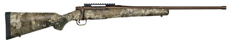 [015813280464] Mossberg 28046 Patriot Predator 6.5 Creedmoor Caliber with 5+1 Capacity, 22" Threaded/Fluted Barrel, Patriot Brown Cerakote Metal Finish  &  TrueTimber Strata Synthetic Stock Right Hand (Full Size)