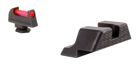 [719307270169] Trijicon 601023 Fiber Sights  Red/Fiber Optic Front Sight-Black/Blank Rear Sight Glock 17/17L/19/22 Standard Frame