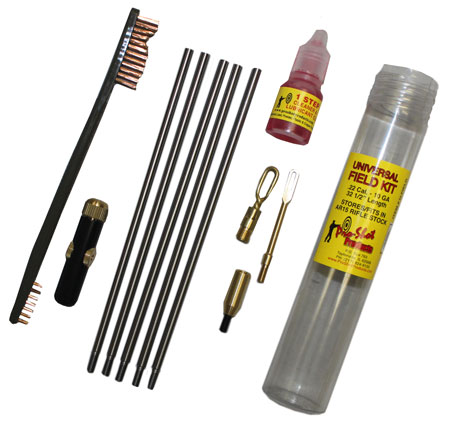 [709779400515] Pro-Shot UFIELD Universal Field Kit Multi-Caliber Multi-Gauge/Heavy Duty Tube w/Screw on Lid