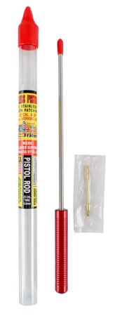 [709779400171] Pro-Shot 1PS82226 Micro-Polished Cleaning Rod .22 Cal  &  Up Pistol 8" Stainless Steel w/Swivel Handle