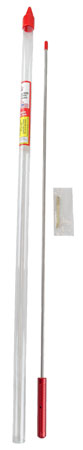 [709779400225] Pro-Shot 1PS262226 Micro-Polished Cleaning Rod .22 - .26 Cal 26" Short Rifle #8-32 Thread 26" Working Length Stainless Steel