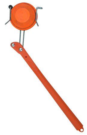 [029057493016] Birchwood Casey 49301 Wingone Ultimate Handheld Clay Thrower Orange Single Right Hand