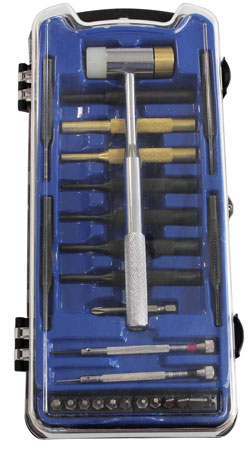 [029057420210] Birchwood Casey 42021 Weekender Professional Gunsmith Kit Blue 27 Pieces