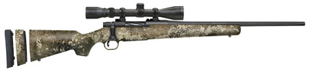 [015813280501] Mossberg 28050 Patriot Super Bantam 6.5 Creedmoor Caliber with 5+1 Capacity, 20" Fluted Barrel, Blued Metal Finish  &  TrueTimber Strata Synthetic Stock Stock Right Hand (Youth) Includes 3-9x40mm Scope