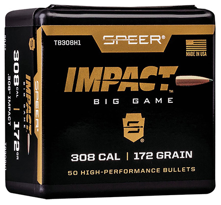 [604544650617] Speer TB308H1 Impact  30Cal 172gr Speer Impact 50 Per Box/5 Case