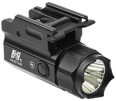 [848754002563] NcStar ACQPTF Compact Flashlight QR w/Strobe  Black 150 Lumens White Cree LED