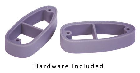 [611613000129] Crickett KSA000012 LOP Spacer Kit  Purple Polymer Fits Crickett Synthetic Rifles, Kit Includes 2 3/4" Spacers, 2 Long  &  2 Short Butt Plate Screws  &  Instruction Card