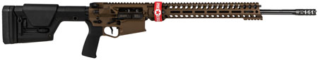 [847313015679] Patriot Ordnance Factory 01567 Revolution DI Gen4 6.5 Creedmoor 20" 20+1 Burnt Bronze Adjustable Magpul PRS Stock 14" M-LOK