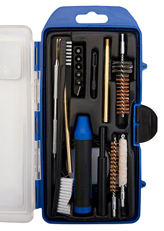 [761903381770] DAC GM308AR GunMaster Cleaning Kit 308 Win Rifle/17 Pieces Black/Blue