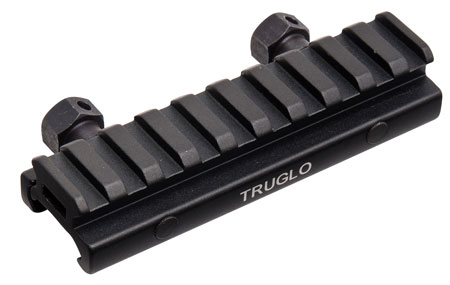 [788130014349] TruGlo TG8970B Picatinny Riser Mount  Matte Black Anodized
