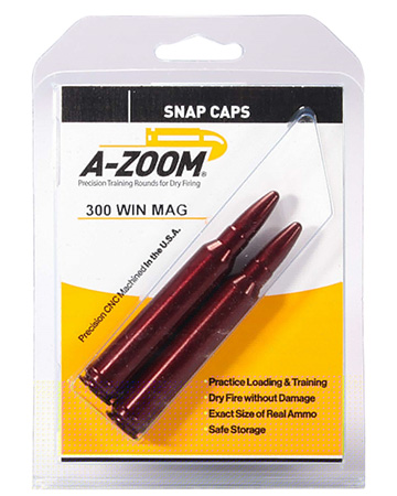 [666692122378] A-Zoom 12237 Rifle Snap Cap 300Win Mag 2Pack