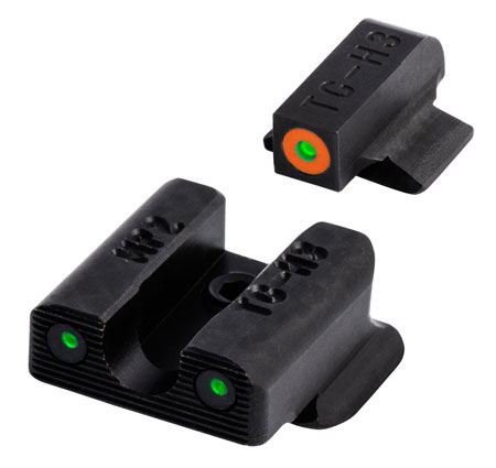 [788130026380] TruGlo TG231MP2C Tritium Pro  Black | Green Tritium White Outline Front Sight Green Tritium Rear Sight