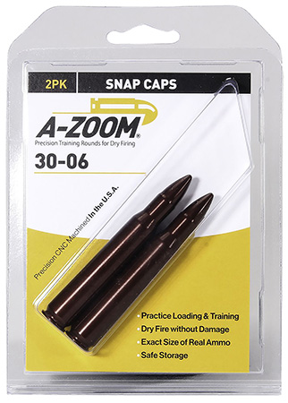 [666692122279] A-Zoom 12227 Rifle Snap Cap 30-06Springfield 2Pack