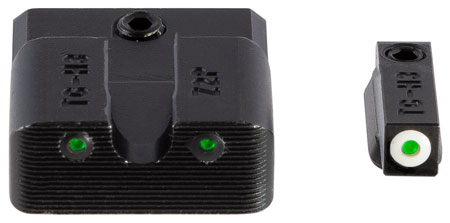 [788130026861] TruGlo TG231MP3W Tritium Pro  Black | Green Tritium White Outline Front Sight Green Tritium Rear Sight