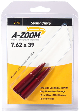 [666692122347] A-Zoom 12234 Rifle Snap Cap 7.62x39mm 2Pack