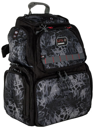 [819763012546] GPS Bags 1711BPPMB Handgunner Backpack PRYM1 Blackout 1000D Nylon Holds 4 Handguns