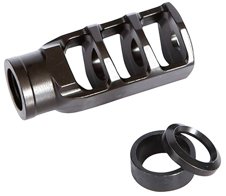 [798681598830] Sig Sauer KITTRDCOMP Tread Compensator Black Steel with 1/2" 28 tpi Threads for 5.56x45mm NATO M400 Tread