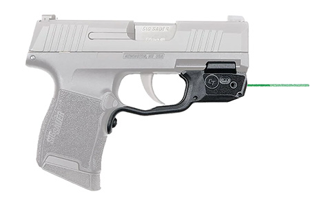 [850002469417] Crimson Trace 0181601 Laserguard  Fits Sig P365/P365XL/P365SAS, Green Laser Black Polymer Trigger Guard Mount