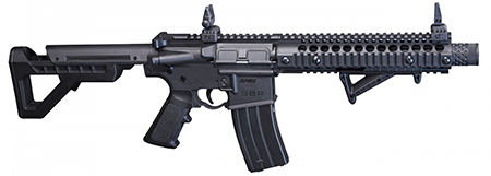 [028478150676] Crosman DSBR DPMS SBR Air Rifle CO2 177 25rd Shot Black Black Receiver Black 6 Position Stock