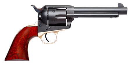[810012511759] Taylors  &  Company 550431DE Old Randall  45 Colt (LC) Caliber with 5.50" Barrel, 6rd Capacity Cylinder, Overall Matte Blued Finish Steel, Walnut Grip  &  Overall Taylor Polish