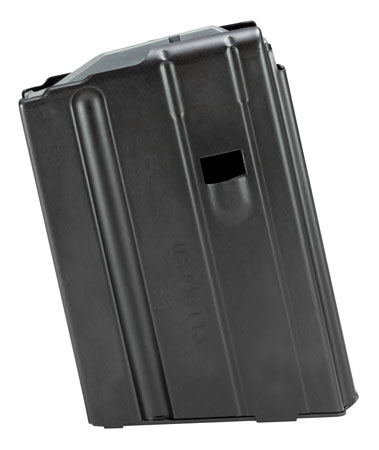 [766897410598] DuraMag 1068041177CPD SS  10rd 22 Nosler/6.8 SPC for AR-15 Black w/ Gray Follower Detachable