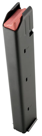 [766897410819] DuraMag 3209041178CPD SS Colt Pattern 32rd 9mm Luger for AR-15 Black w/ Orange Follower Detachable