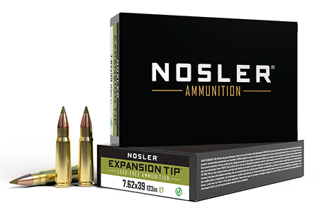 [054041400404] Nosler 40040 E-Tip  7.62x39mm 123gr E Tip Boat Tail 20 Per Box/10 Case