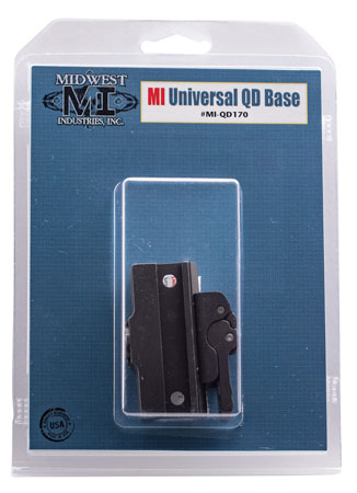 [818537015615] Midwest Industries MIQD170 Universal QD Base  Black Hardcoat Anodized